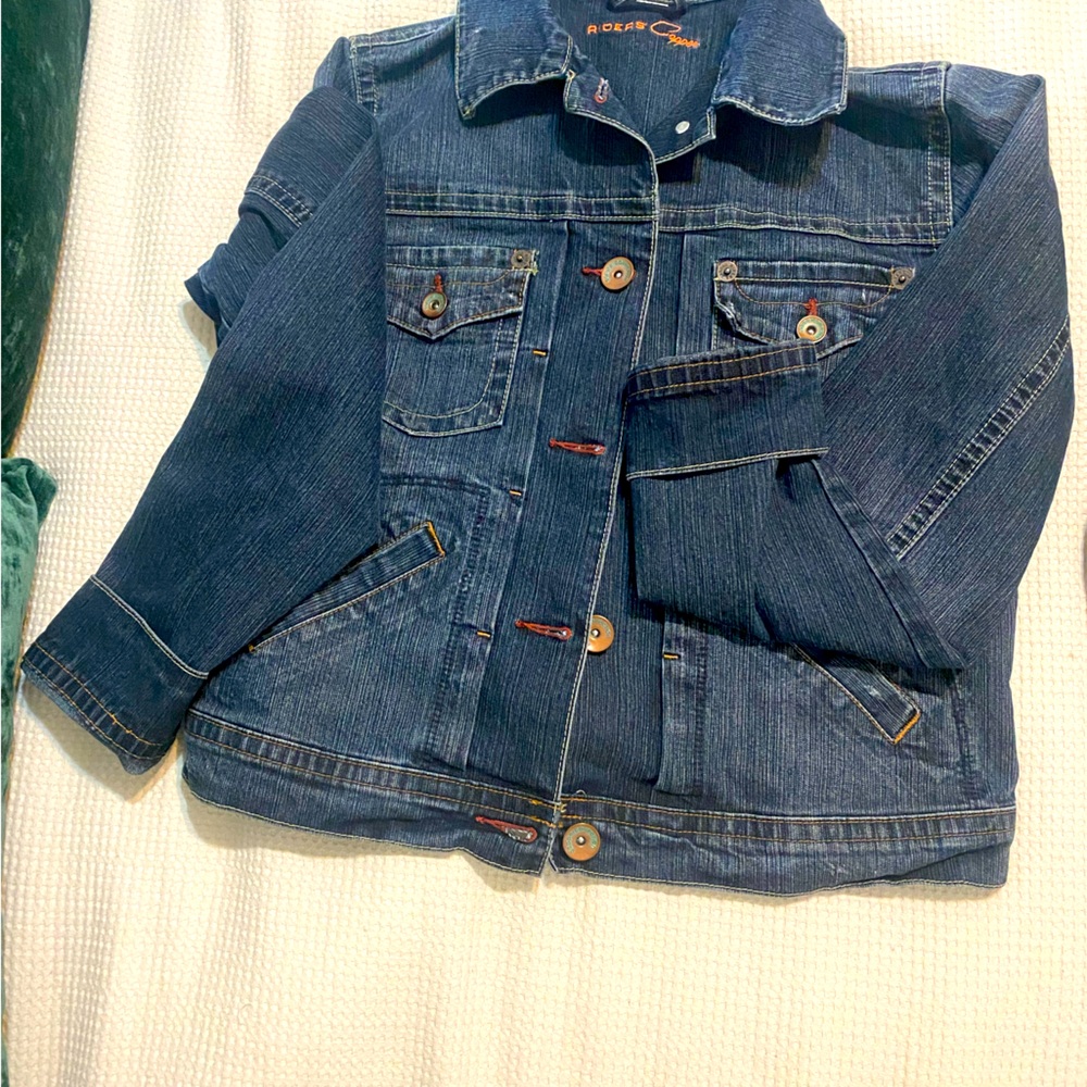 Riders Copper Jean Jacket Barely Worn, Small, Dark Wash